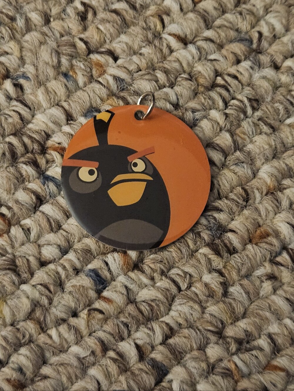 Angry Birds Black Bird Dog Tag (No Chain)